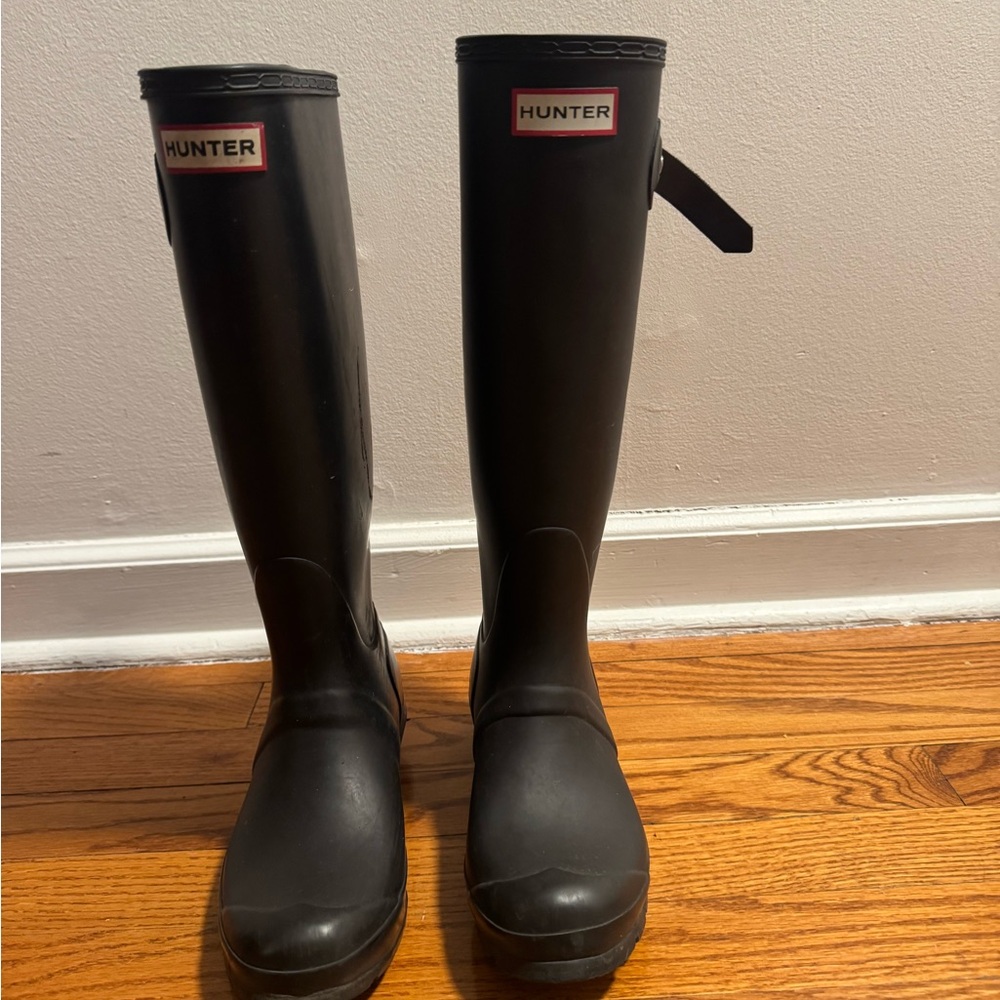Hunter Classic Black Tall Boots